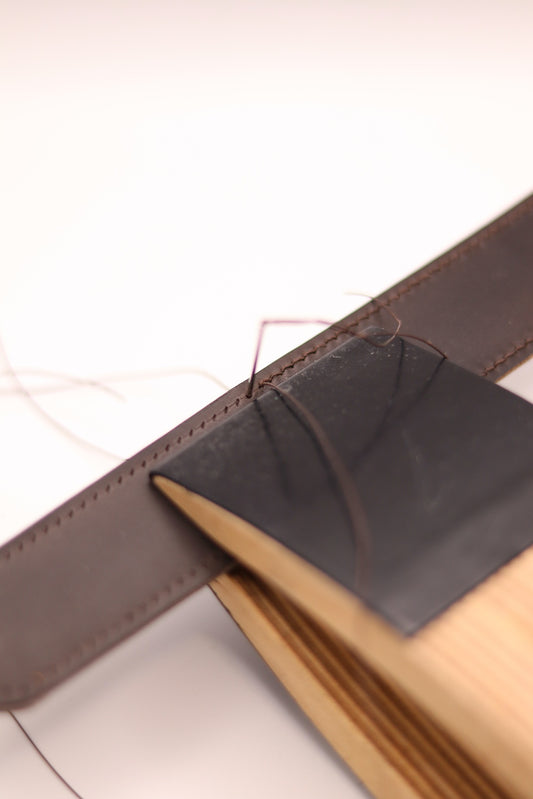 Hand Stitched Ebene Barenia Leather 22 Picotin Bag Strap