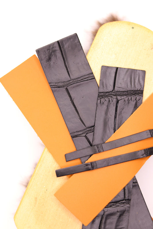 Luxury Parts of Crocodile Leather Watch Strap
