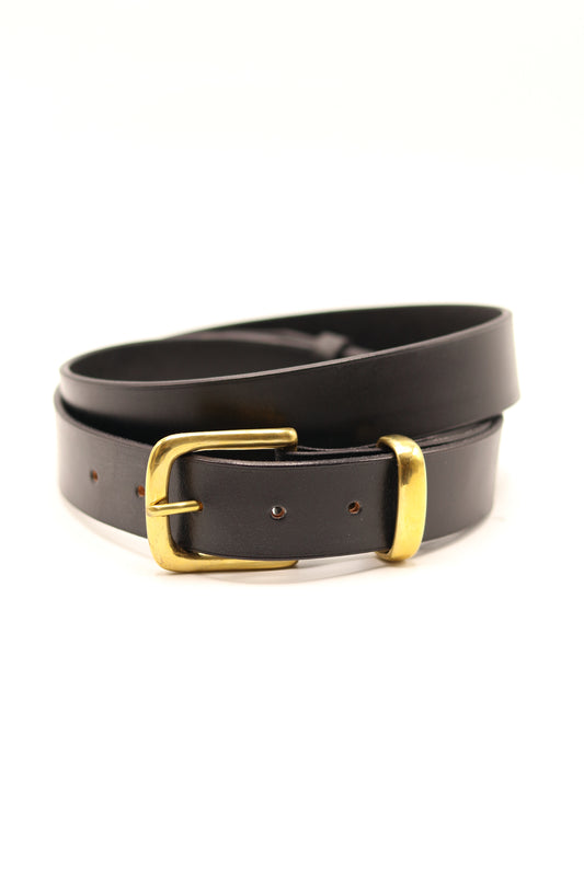 Handmade English Bridle Leather Belt - 32mm / 1.25 Inch Width