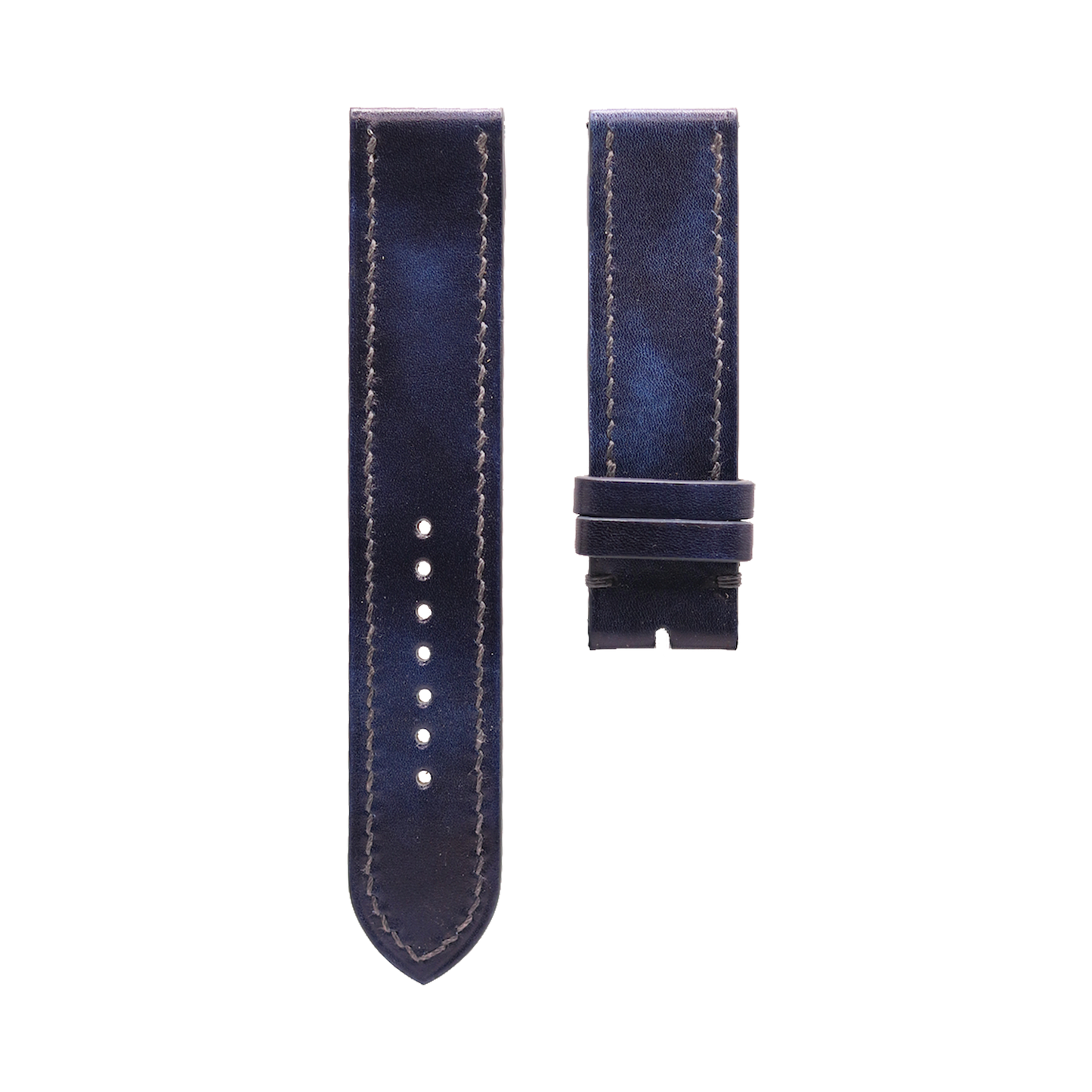 Blue Museum Calf Leather Apple Watch Strap