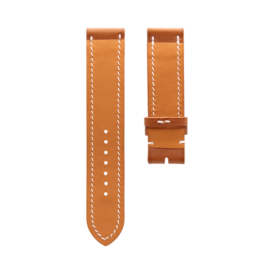 Fauve Baranil Calf Slim Leather Apple Watch Strap