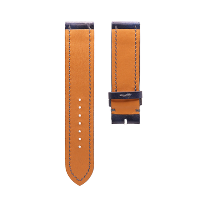 Blue Museum Calf Leather Apple Watch Strap