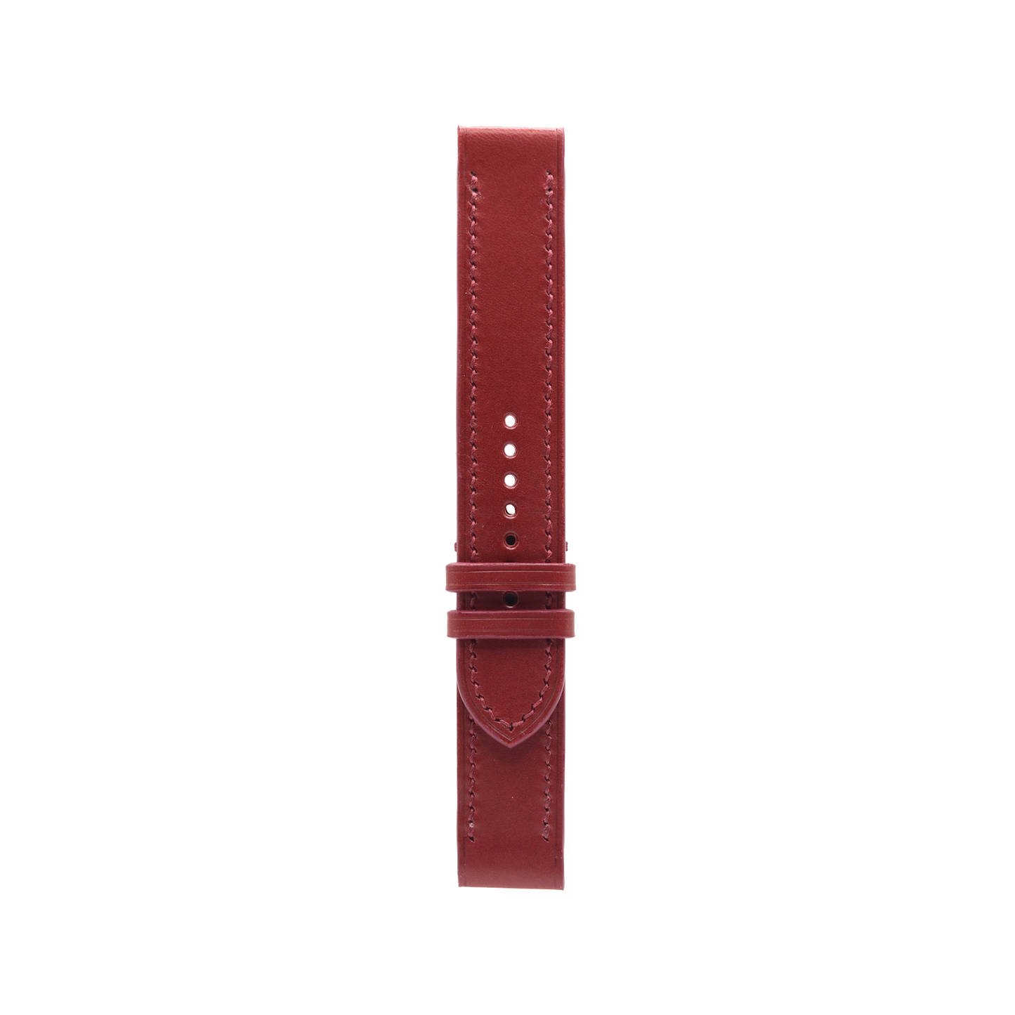 Burgundy Buttero Slim Leather Apple Watch Strap