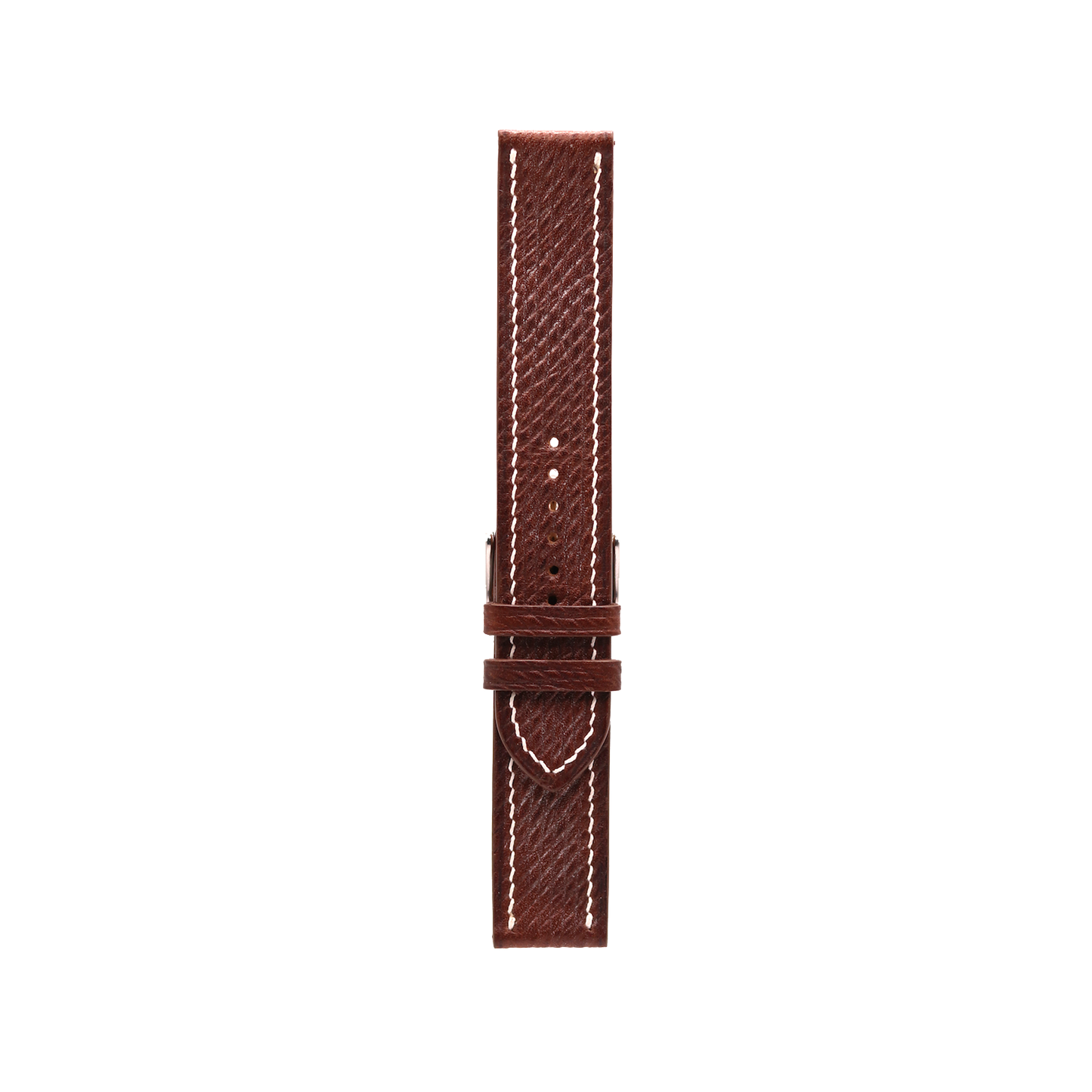 Brown Russian Calf Slim Leather Apple Watch Strap