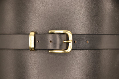 Handmade English Bridle Leather Belt - 38mm / 1.5 Inch