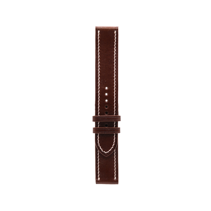 Mid Brown Buttero Slim Leather Apple Watch Strap