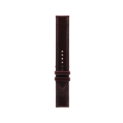 Colour #8 Horween Shell Cordovan Slim Leather Apple Watch Strap