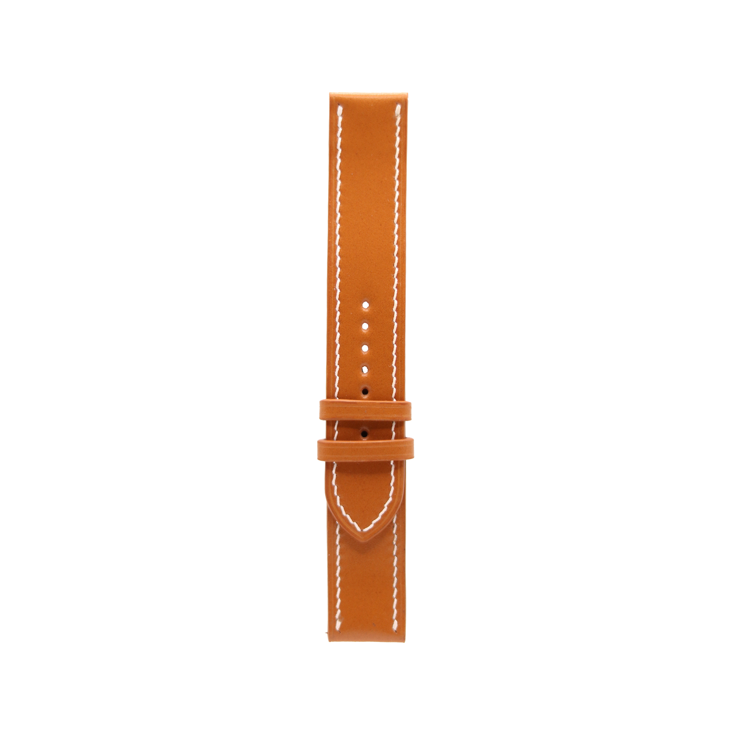 Natural Horween Shell Cordovan Slim Leather Apple Watch Strap
