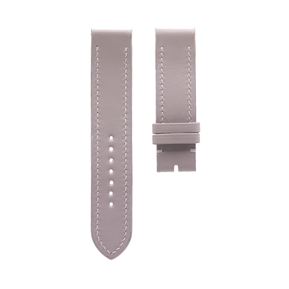 Grey Annonay Ebony B Calf Slim Leather Apple Watch Strap
